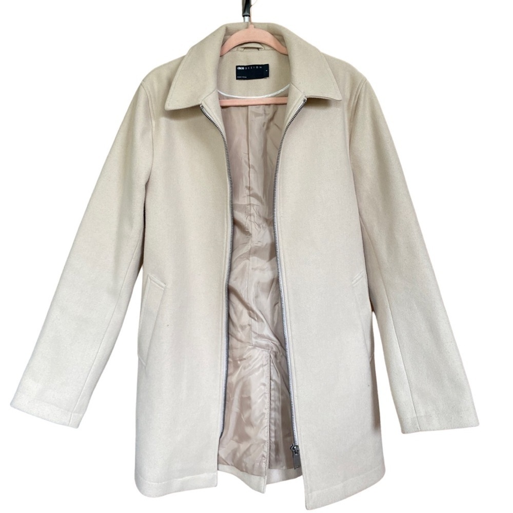 ASOS DESIGN Cream Jacket - Picture 2 of 6